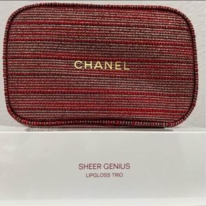 ❤️2022 Chanel Holiday Gift Sheer Genius Lipgloss Trio Set❤️